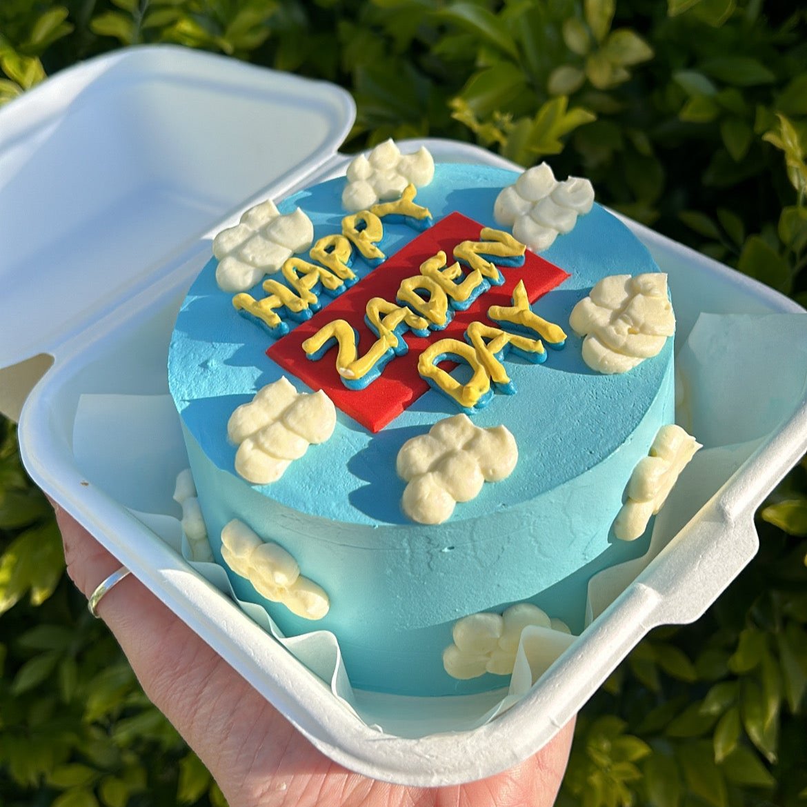 Toy Story Bento Cake side view