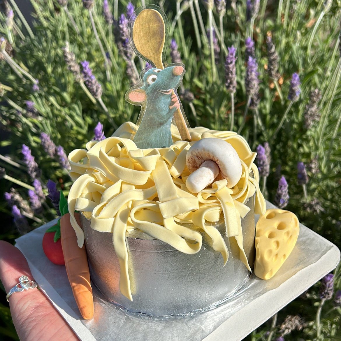 Ratatouille Bento Cake side right view