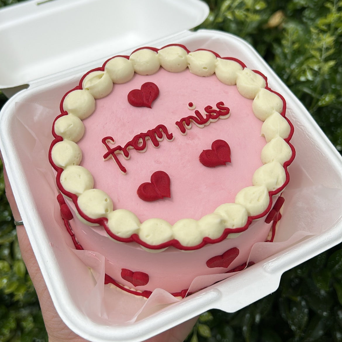 Pretty In Love Bento Cake | 恋する可愛いお弁当ケーキ
