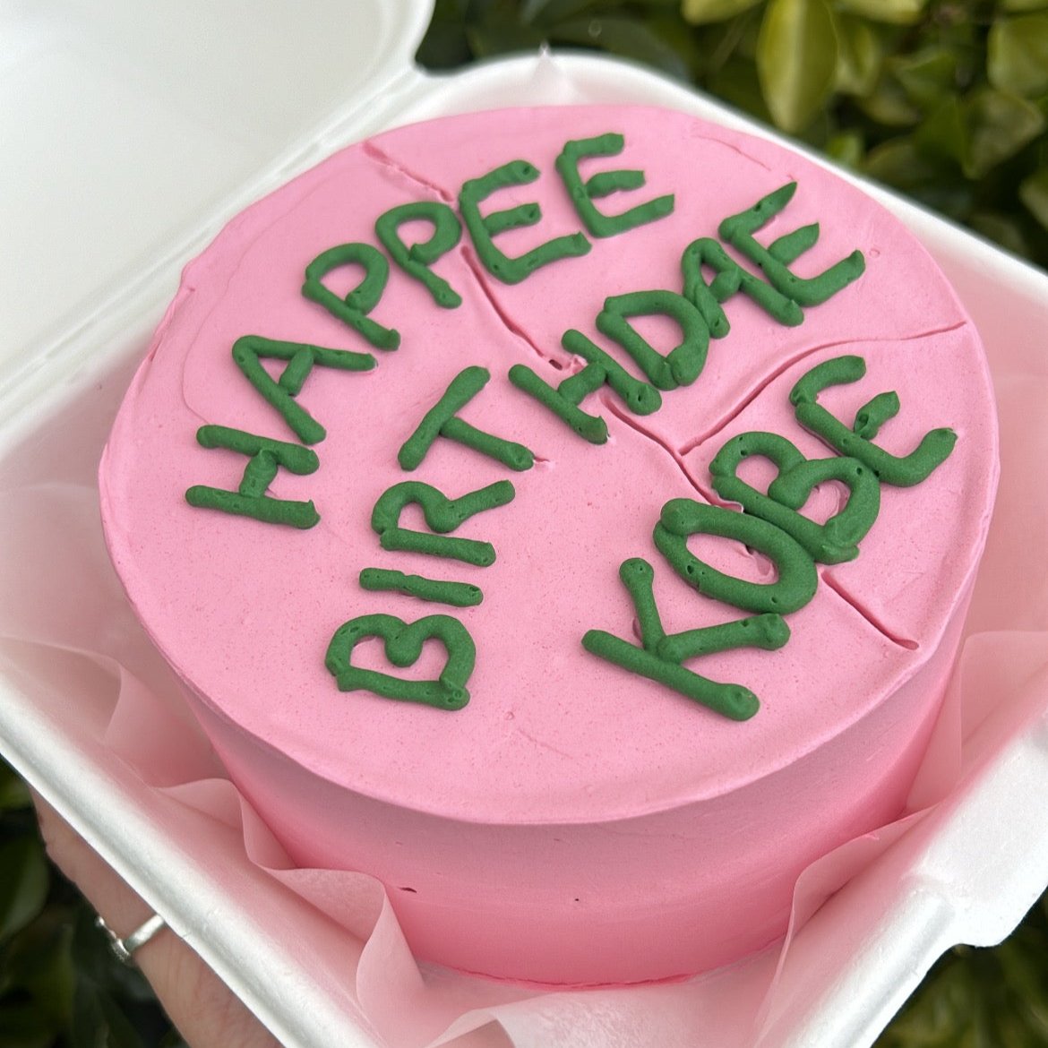 Harry Potter Bento Cake side view