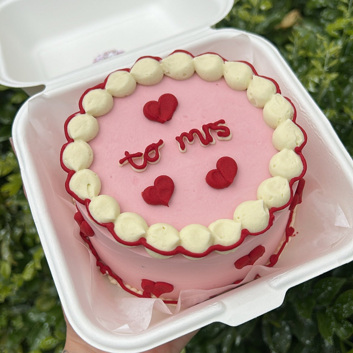 Pretty In Love Bento Cake | 恋する可愛いお弁当ケーキ
