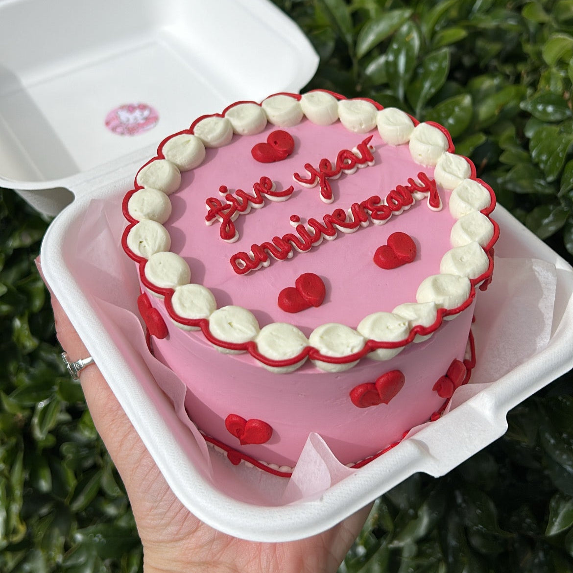 Pretty In Love Bento Cake | 恋する可愛いお弁当ケーキ