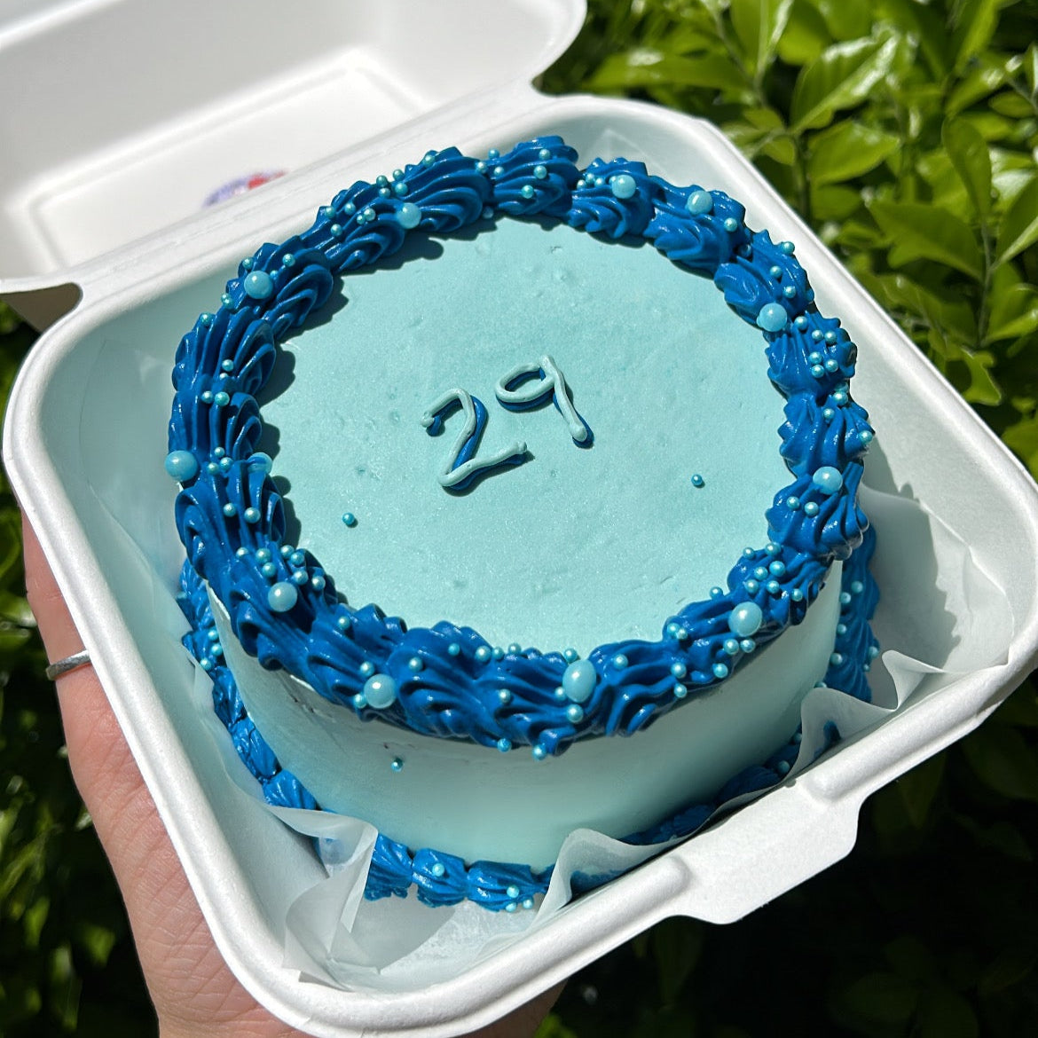 Vintage Vibes Bento Cake | ビンテージのお弁当ケーキ