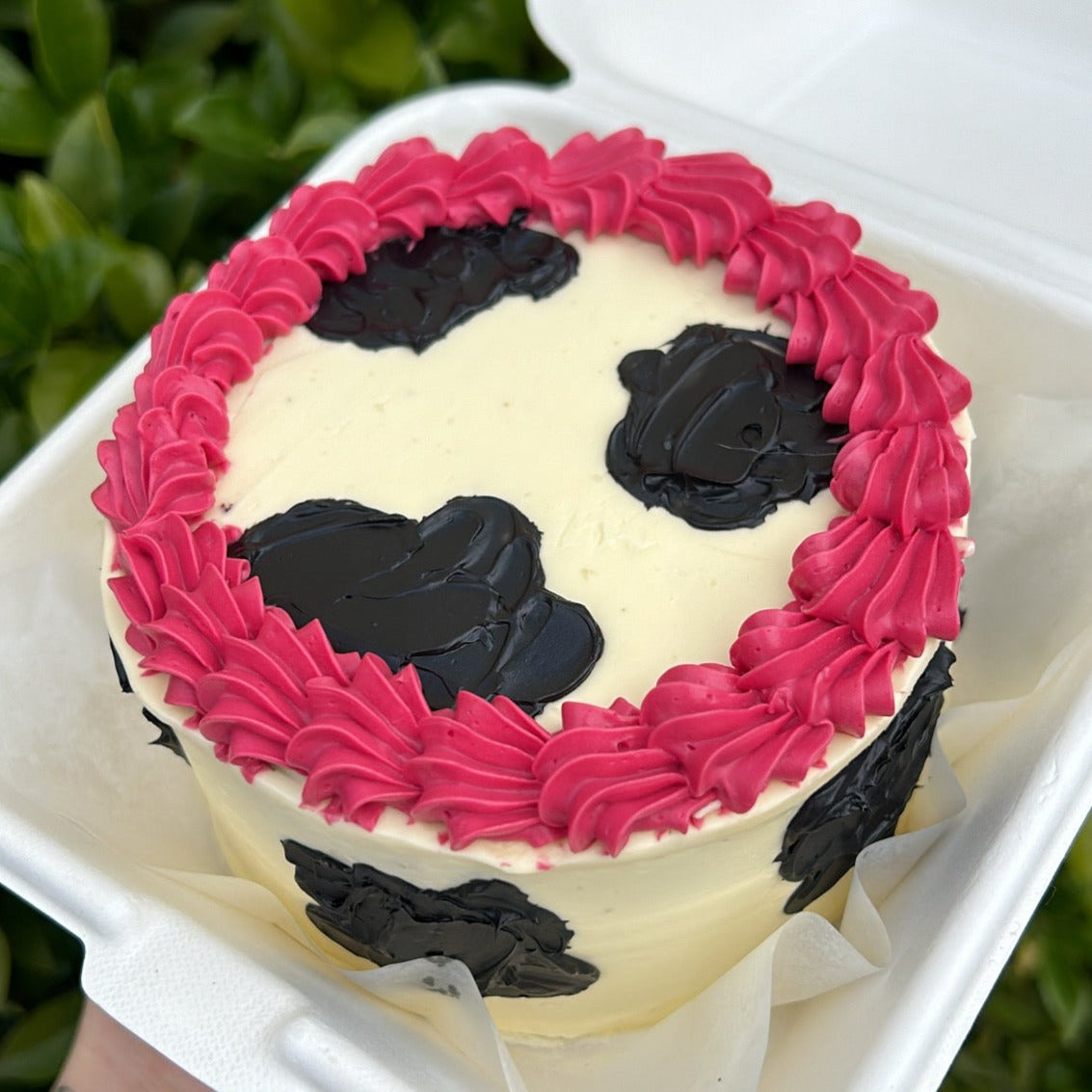 Yeehaw Bento Cake top view
