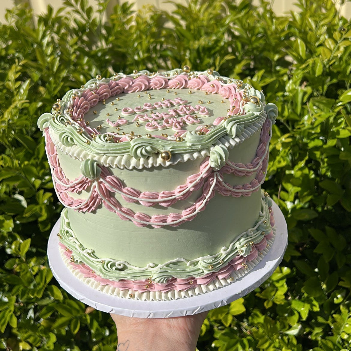 Mini Big Custom Round Cake