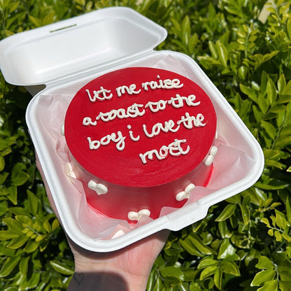 Love Is All Around Bento Cake | 愛はどこにでもある弁当ケーキ