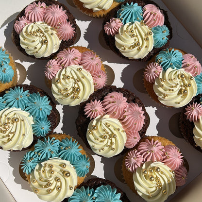 Colour Matched Cupcakes (12 pack)