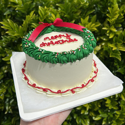 Vintage Christmas Bento | ヴィンテージ・クリスマス・弁当ケーキ