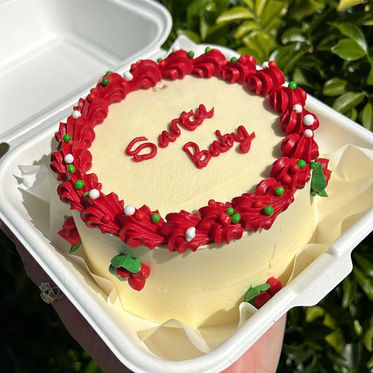 Santa Baby Bento Cake | サンタベビー弁当ケーキ