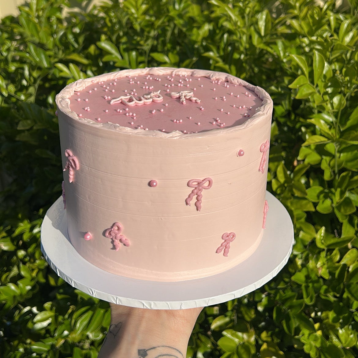 Mini Big Custom Round Cake