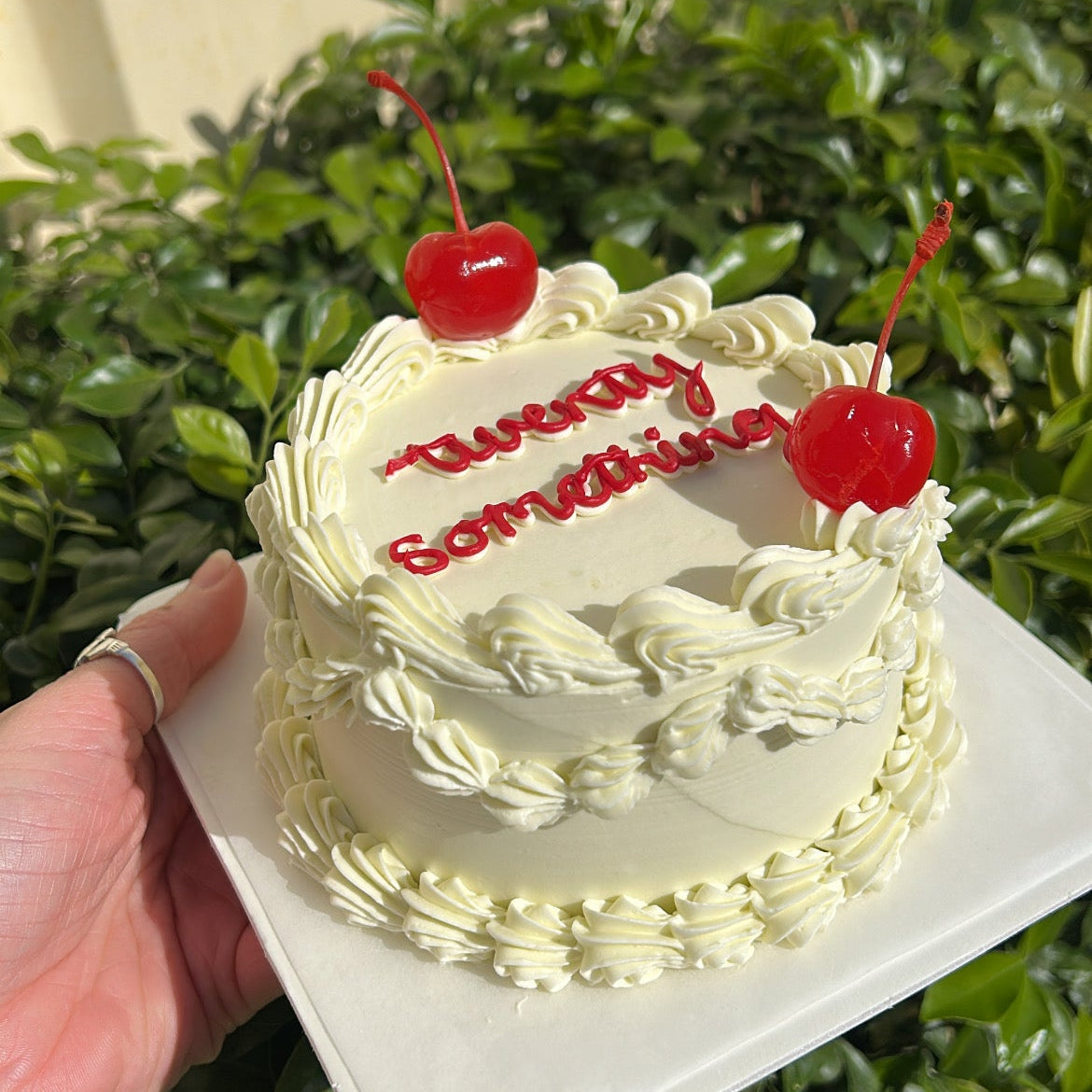 Cherry Bomb Bento Cake | チェリーボム弁当ケーキ