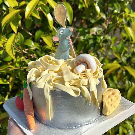 Ratatouille Bento Cake front view 