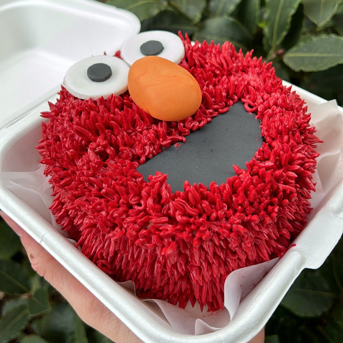 Elmo Bento Cake side view 