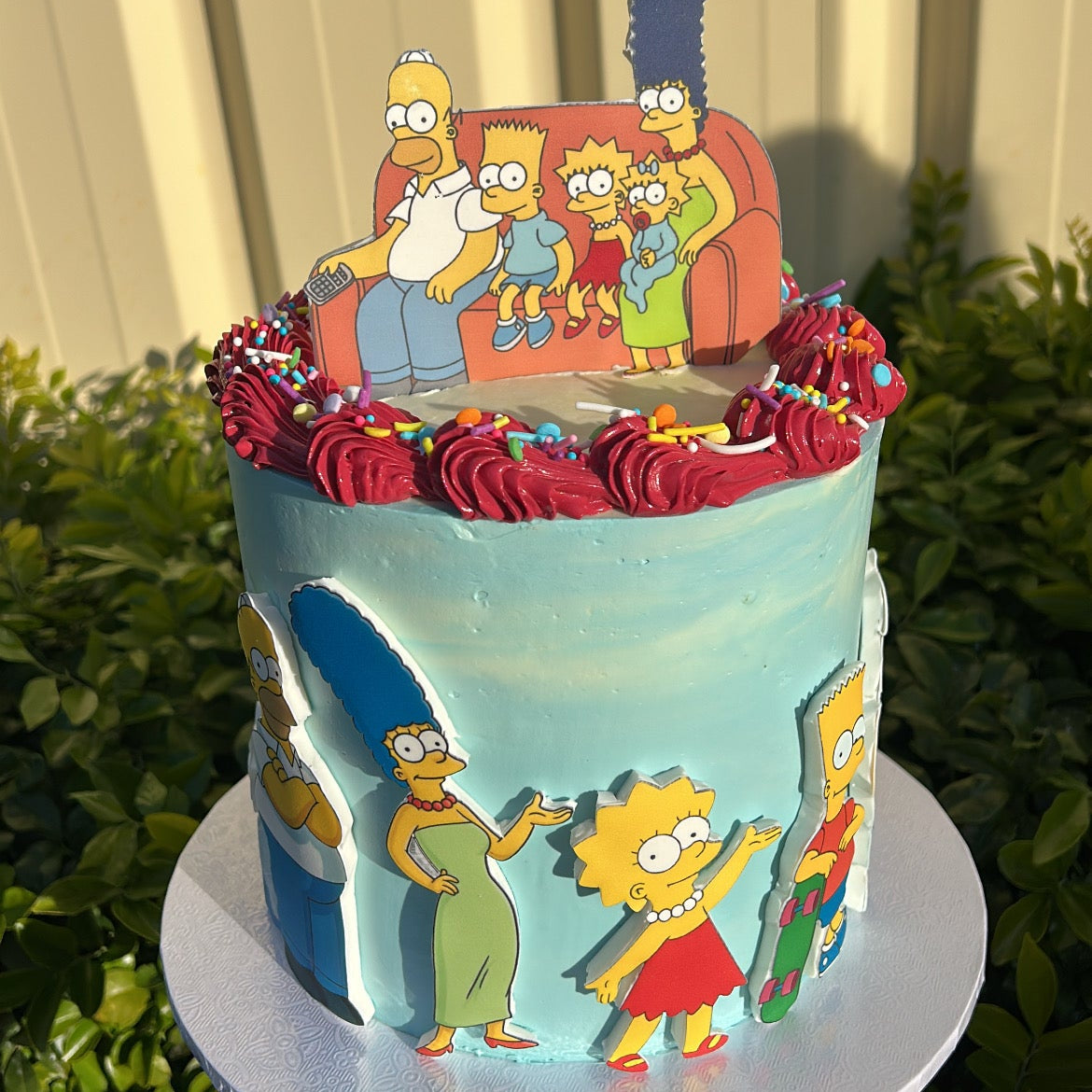 Small Custom Round Cake