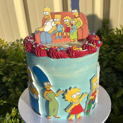 Small Custom Round Cake